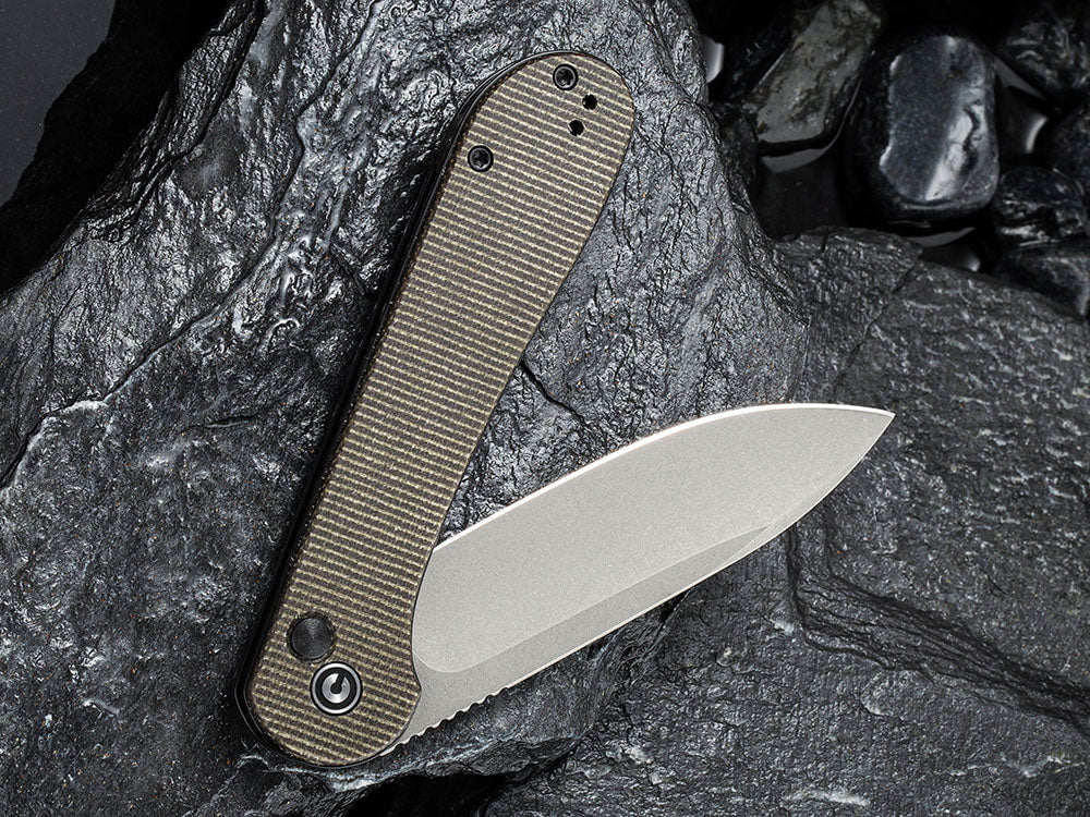# ** BACK AGAIN ** CIVIVI C2103 Elementum BUTTON LOCK - Damascus or 14C28N Sandvik Blade - True Talon