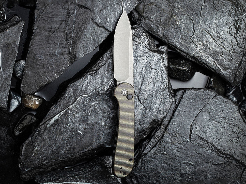 # ** BACK AGAIN ** CIVIVI C2103 Elementum BUTTON LOCK - Damascus or 14C28N Sandvik Blade - True Talon