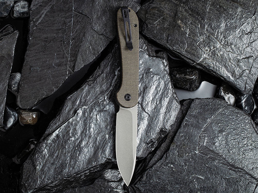 # ** BACK AGAIN ** CIVIVI C2103 Elementum BUTTON LOCK - Damascus or 14C28N Sandvik Blade - True Talon