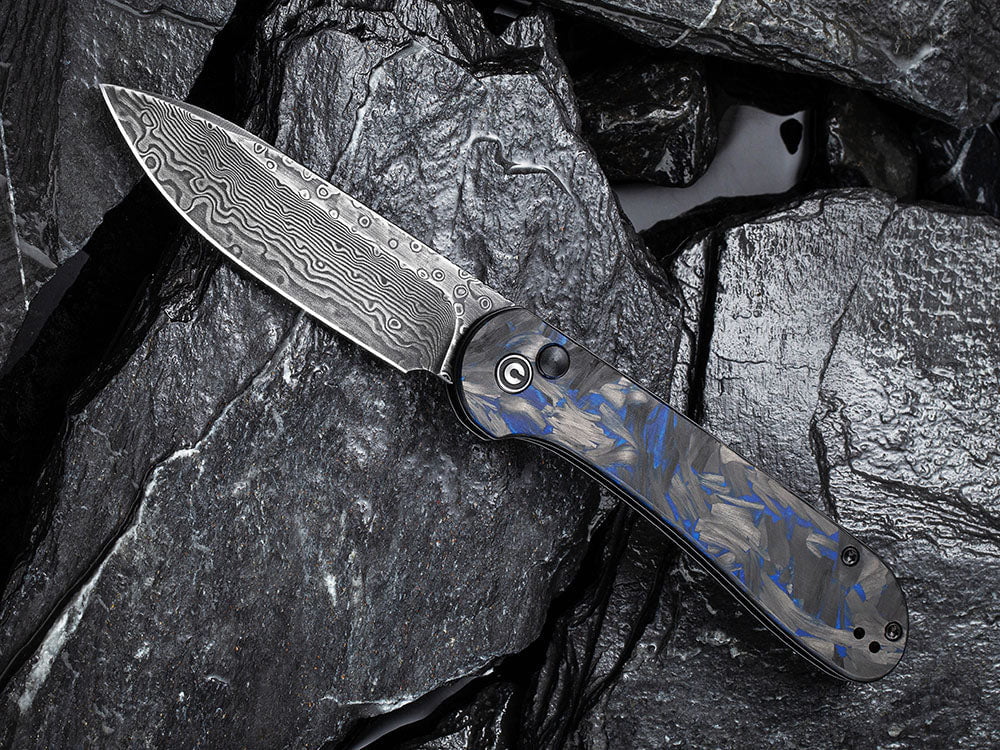# ** BACK AGAIN ** CIVIVI C2103 Elementum BUTTON LOCK - Damascus or 14C28N Sandvik Blade - True Talon