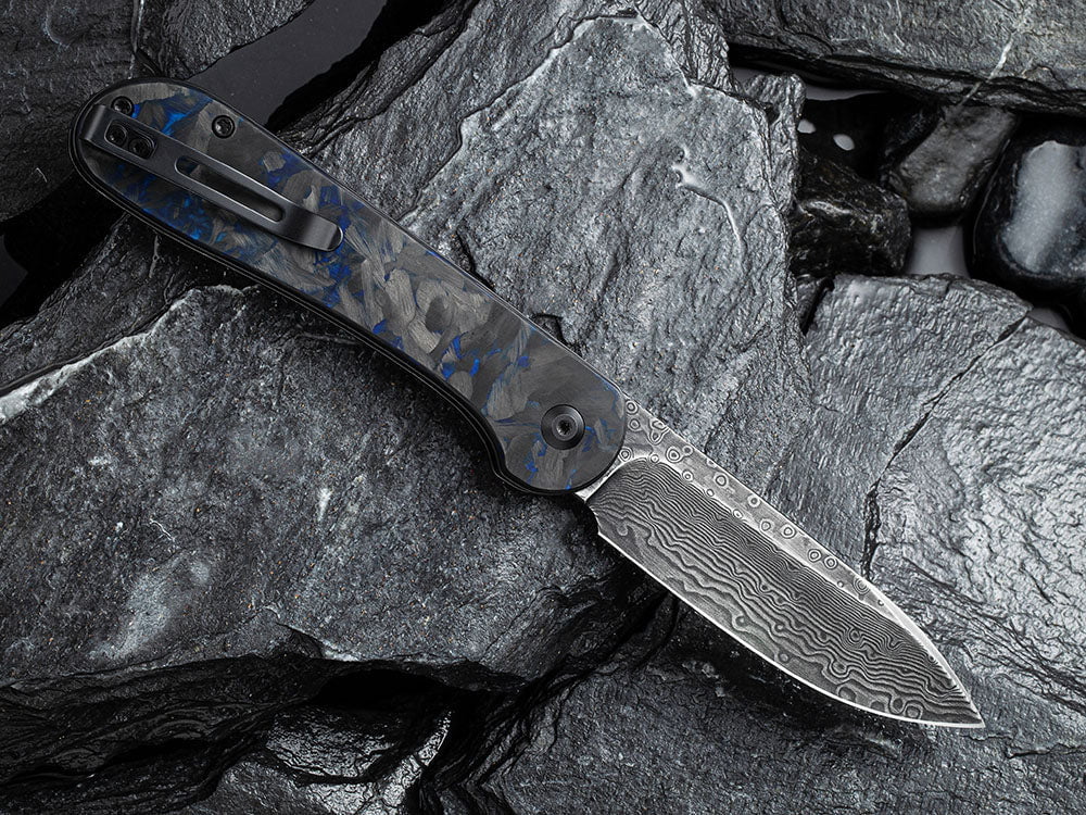 # ** BACK AGAIN ** CIVIVI C2103 Elementum BUTTON LOCK - Damascus or 14C28N Sandvik Blade - True Talon