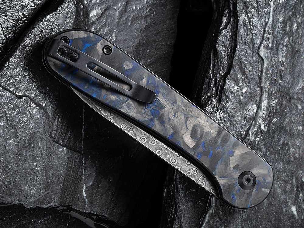 # ** BACK AGAIN ** CIVIVI C2103 Elementum BUTTON LOCK - Damascus or 14C28N Sandvik Blade - True Talon