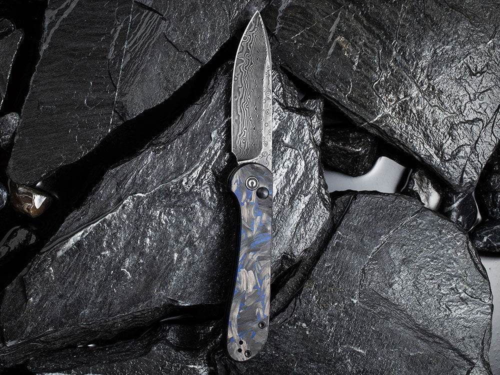 # ** BACK AGAIN ** CIVIVI C2103 Elementum BUTTON LOCK - Damascus or 14C28N Sandvik Blade - True Talon