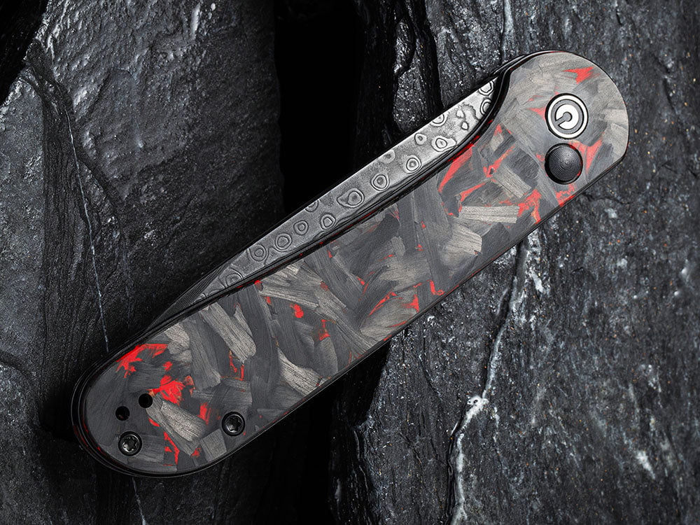 # ** BACK AGAIN ** CIVIVI C2103 Elementum BUTTON LOCK - Damascus or 14C28N Sandvik Blade - True Talon