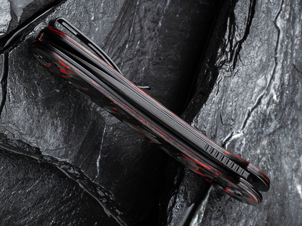 # ** BACK AGAIN ** CIVIVI C2103 Elementum BUTTON LOCK - Damascus or 14C28N Sandvik Blade - True Talon