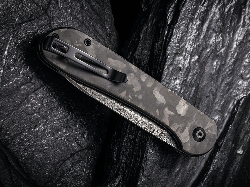 # ** BACK AGAIN ** CIVIVI C2103 Elementum BUTTON LOCK - Damascus or 14C28N Sandvik Blade - True Talon