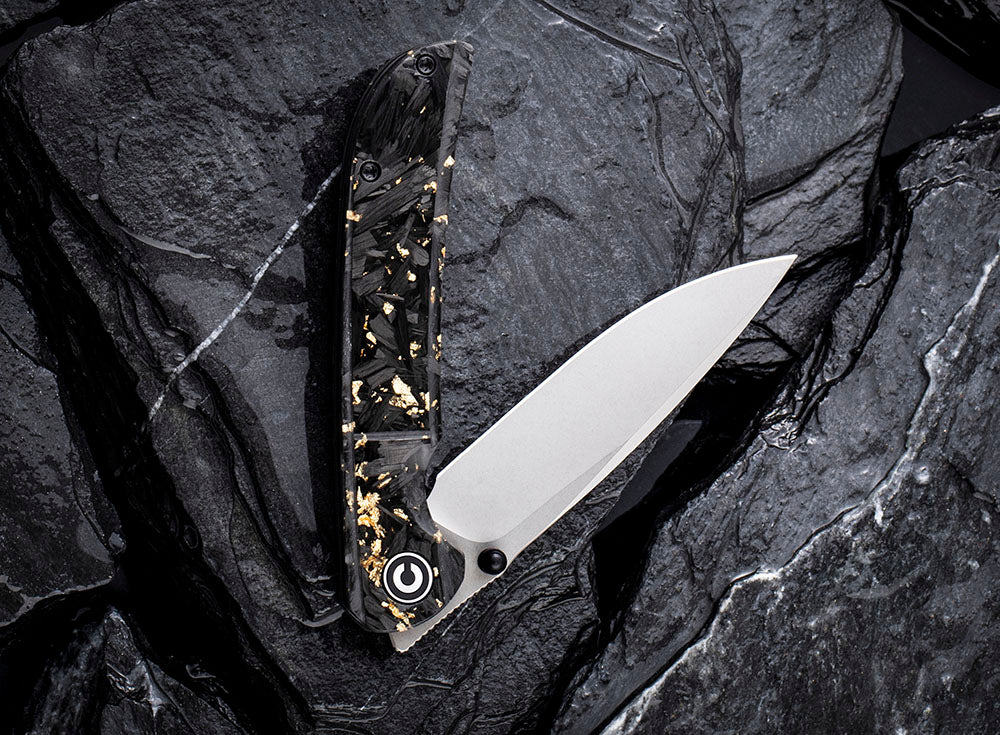 ** HERE NOW ** CIVIVI - C2106 IMPERIUM - Nitro-V blade - Foil Carbon Fiber Handle