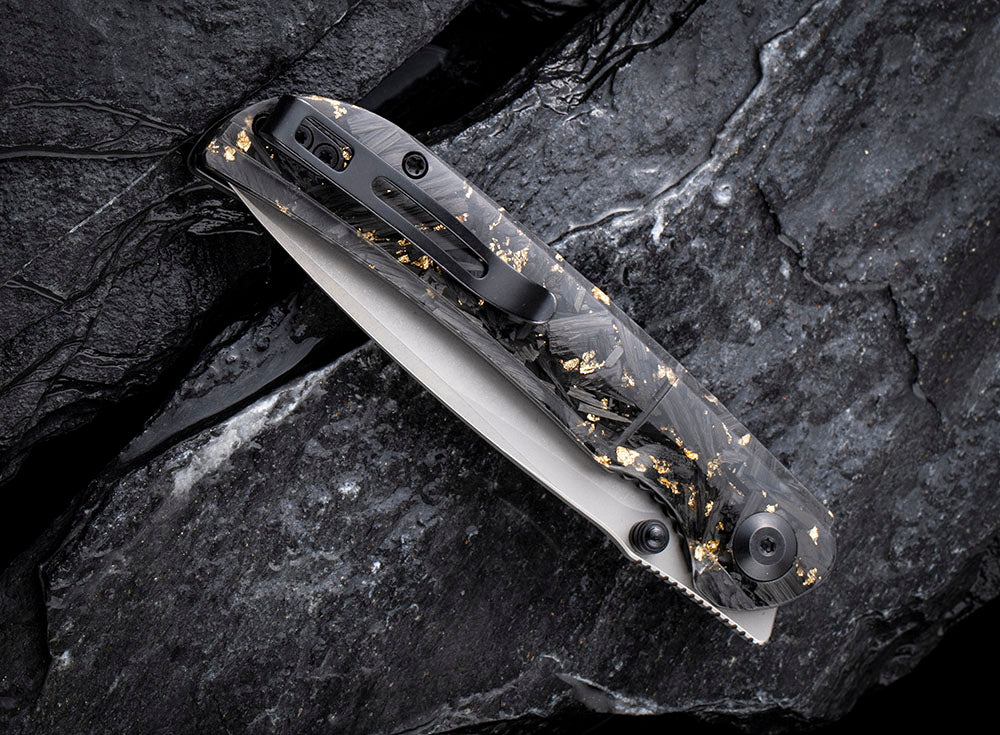 ** HERE NOW ** CIVIVI - C2106 IMPERIUM - Nitro-V blade - Foil Carbon Fiber Handle