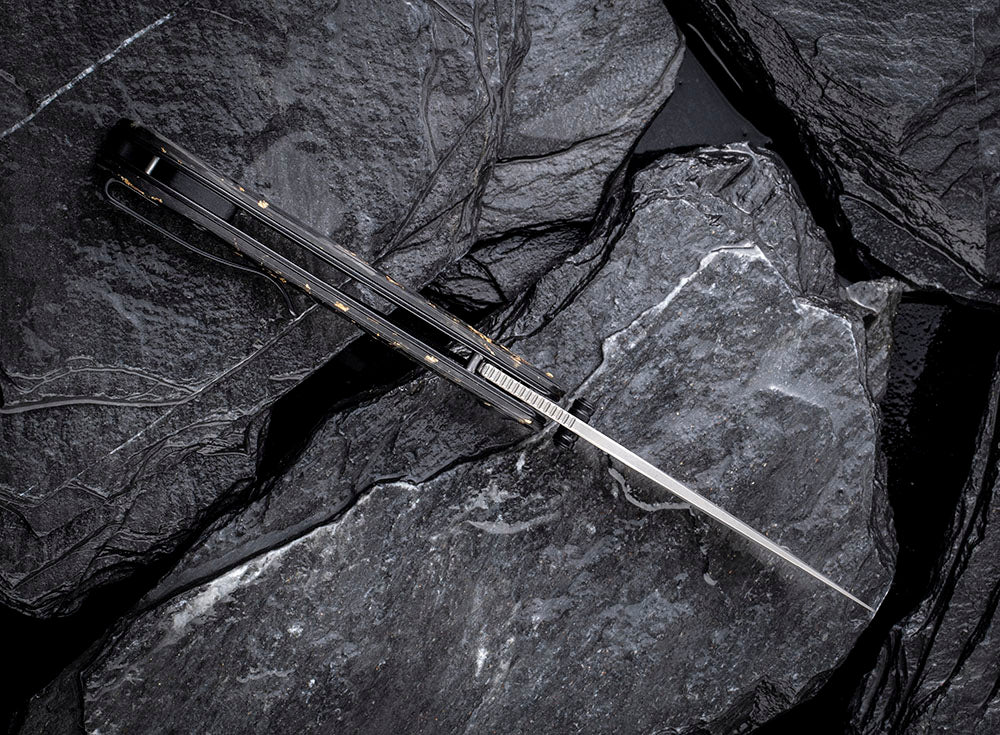 ** HERE NOW ** CIVIVI - C2106 IMPERIUM - Nitro-V blade - Foil Carbon Fiber Handle