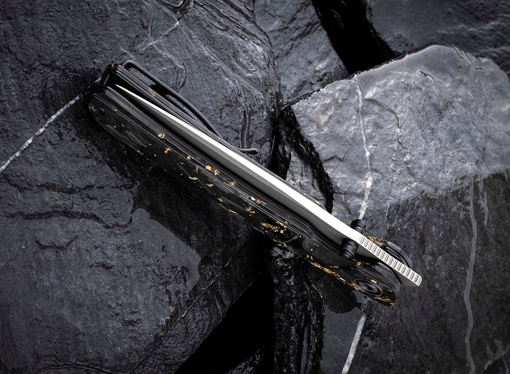 ** HERE NOW ** CIVIVI - C2106 IMPERIUM - Nitro-V blade - Foil Carbon Fiber Handle