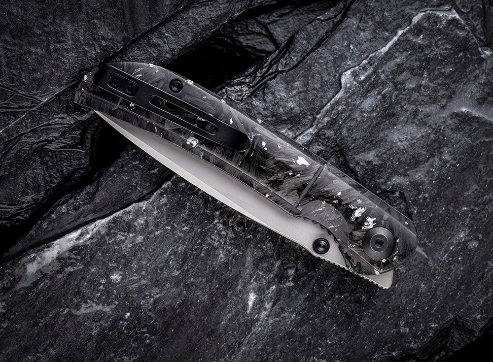 ** HERE NOW ** CIVIVI - C2106 IMPERIUM - Nitro-V blade - Foil Carbon Fiber Handle