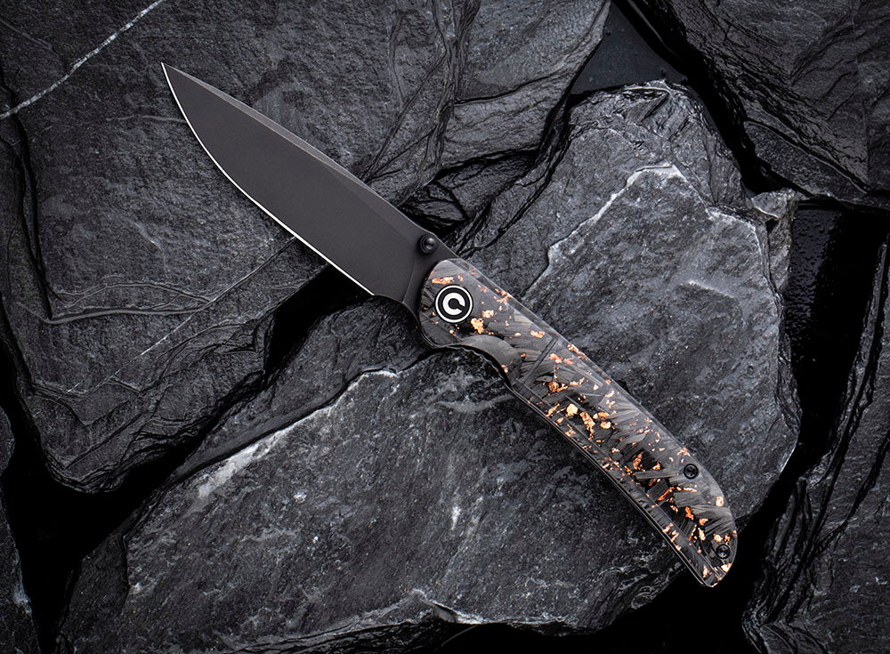 ** HERE NOW ** CIVIVI - C2106 IMPERIUM - Nitro-V blade - Foil Carbon Fiber Handle