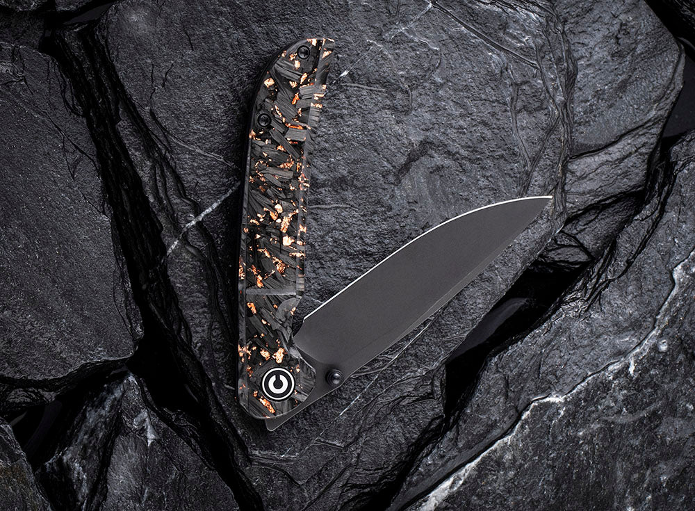 ** HERE NOW ** CIVIVI - C2106 IMPERIUM - Nitro-V blade - Foil Carbon Fiber Handle