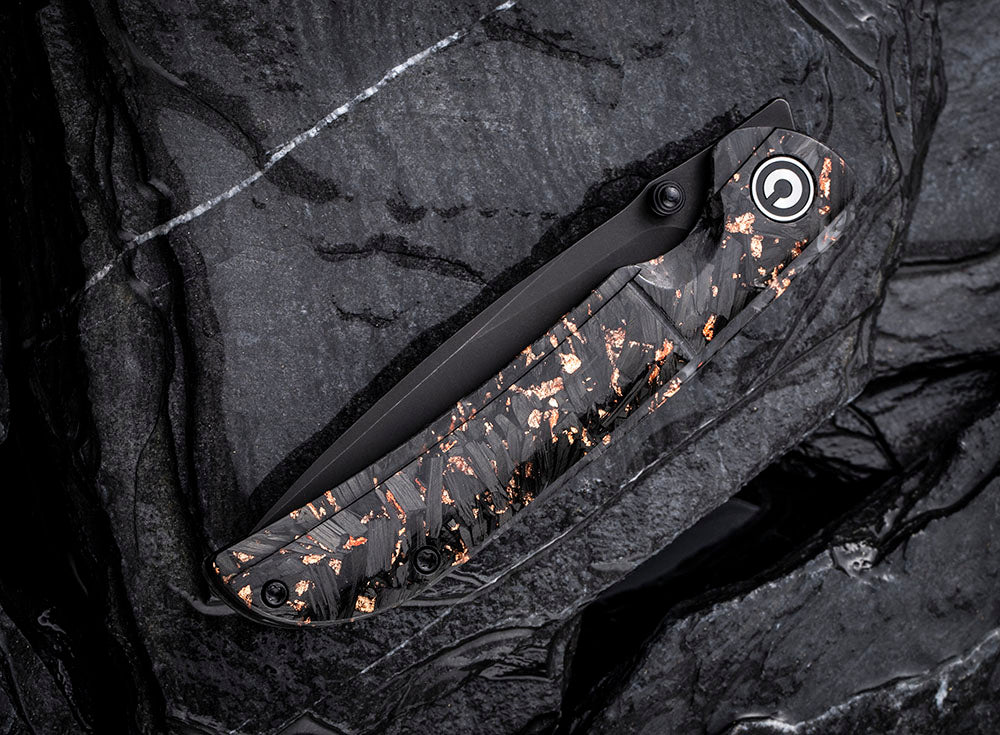 ** HERE NOW ** CIVIVI - C2106 IMPERIUM - Nitro-V blade - Foil Carbon Fiber Handle