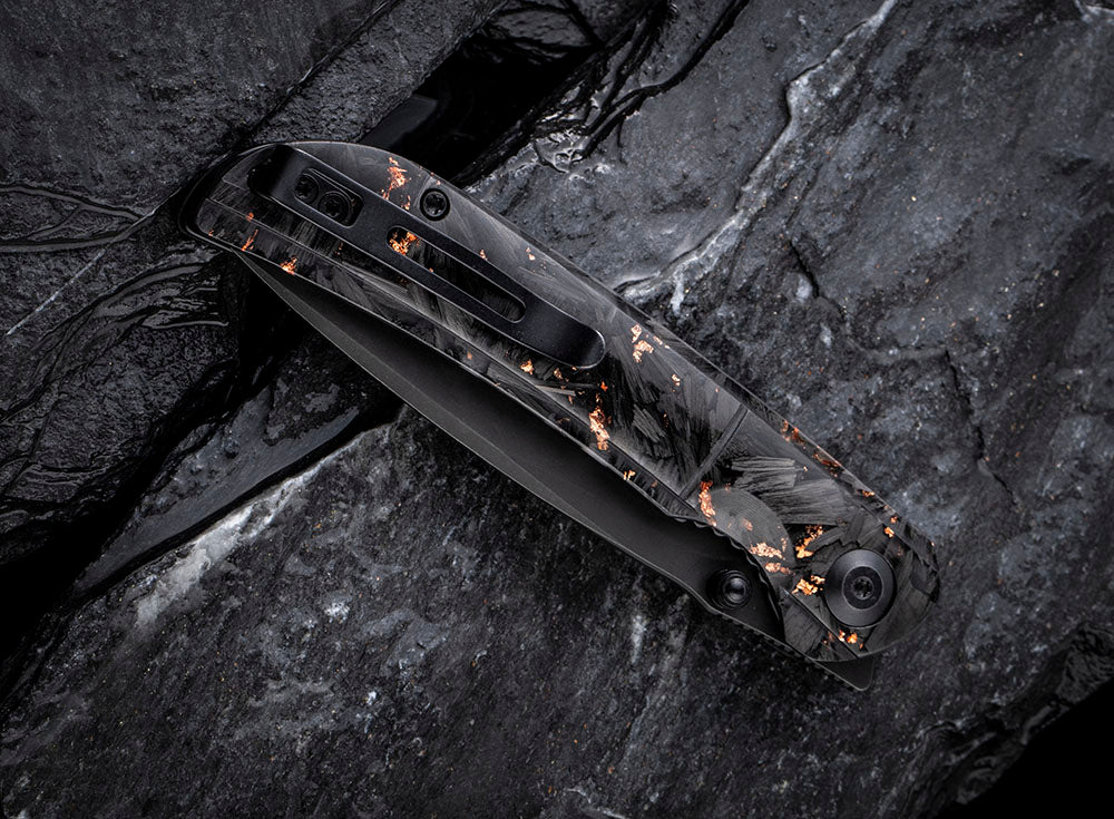 ** HERE NOW ** CIVIVI - C2106 IMPERIUM - Nitro-V blade - Foil Carbon Fiber Handle
