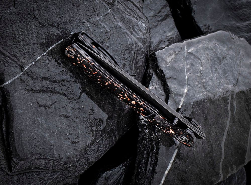 ** HERE NOW ** CIVIVI - C2106 IMPERIUM - Nitro-V blade - Foil Carbon Fiber Handle