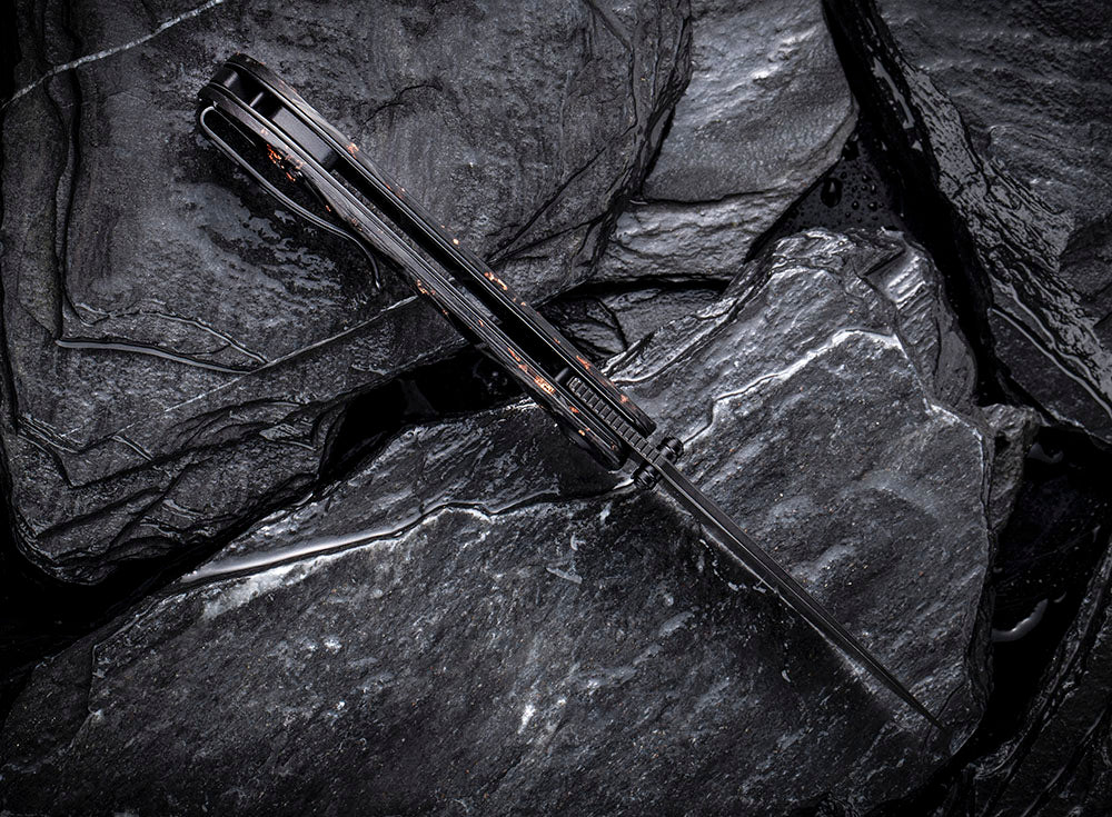 ** HERE NOW ** CIVIVI - C2106 IMPERIUM - Nitro-V blade - Foil Carbon Fiber Handle