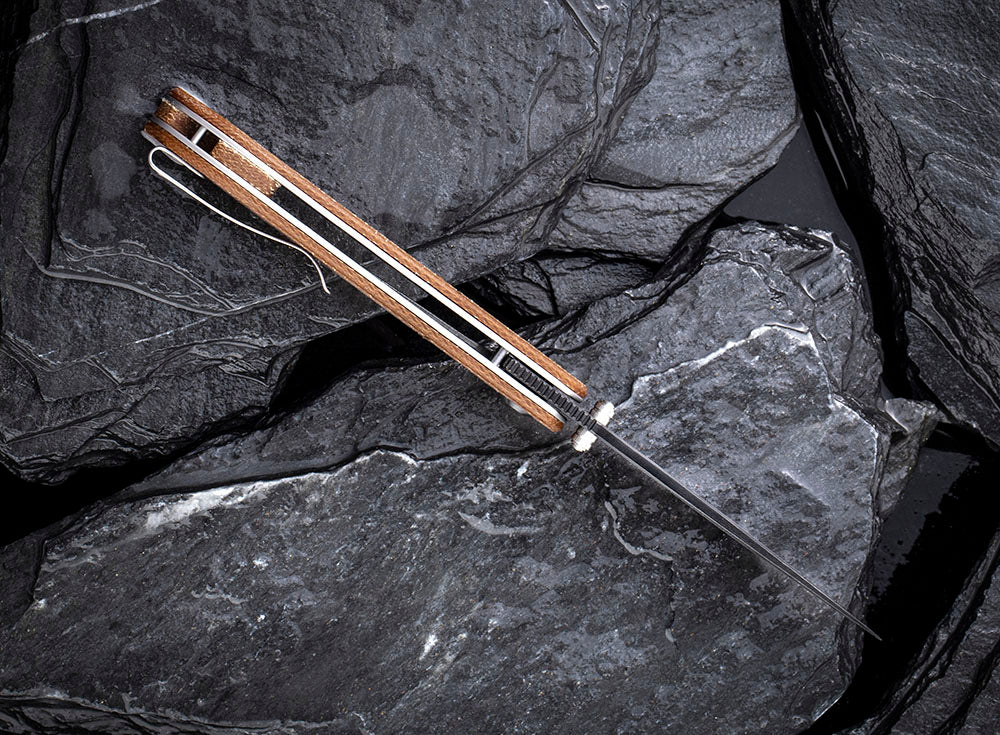 ** HERE NOW ** CIVIVI - C2107DS IMPERIUM - DAMASCUS blade - MICARTA Handle