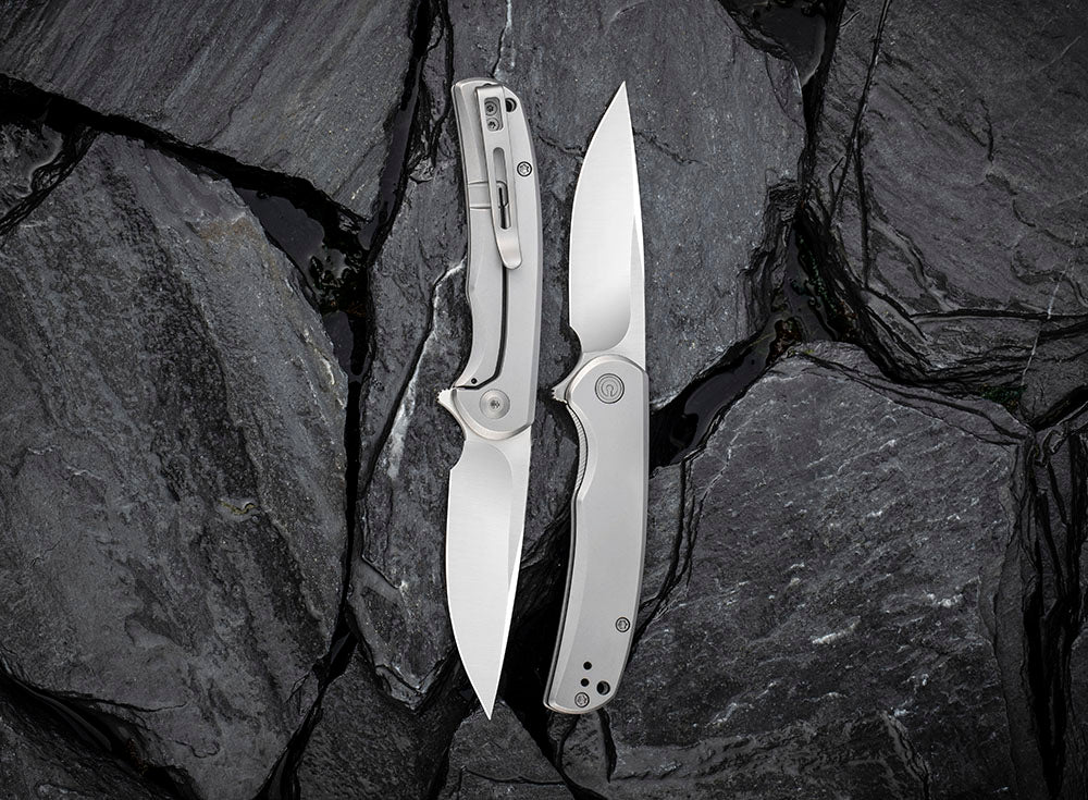 ** HERE NOW ** CIVIVI - C2110 NOx - NITRO-V BLADE - STAINLESS STEEL HANDLE