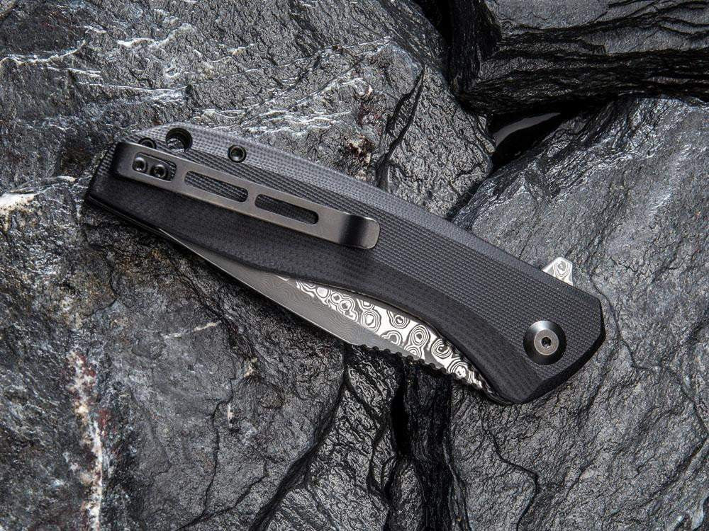 ** HERE NOW ** CIVIVI - C801DS BAKLASH - DAMASCUS BLADE - True Talon