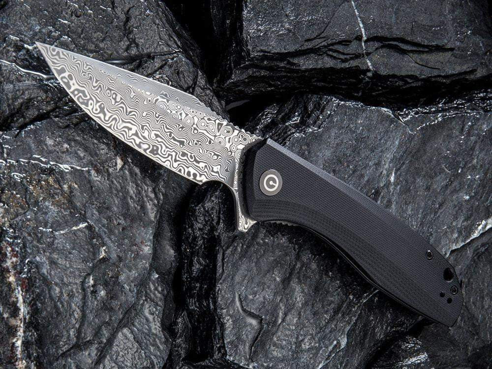 ** HERE NOW ** CIVIVI - C801DS BAKLASH - DAMASCUS BLADE - True Talon