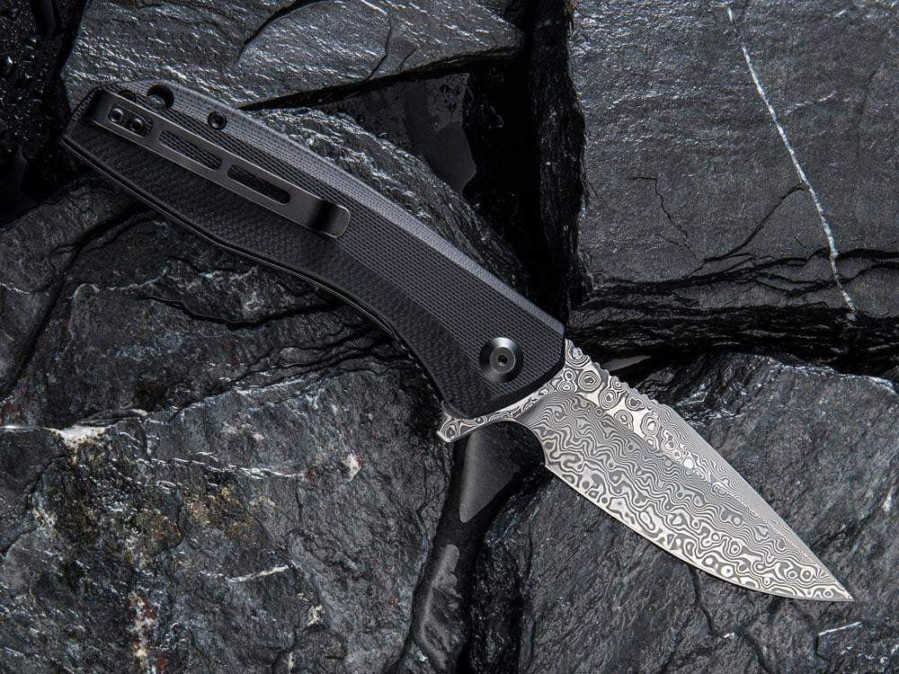 ** HERE NOW ** CIVIVI - C801DS BAKLASH - DAMASCUS BLADE - True Talon