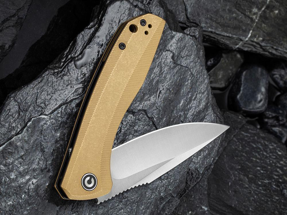 ** HERE NOW ** CIVIVI - C801 BAKLASH --- ** NEW BRASS & CARBON FIBER MODELS ** - True Talon