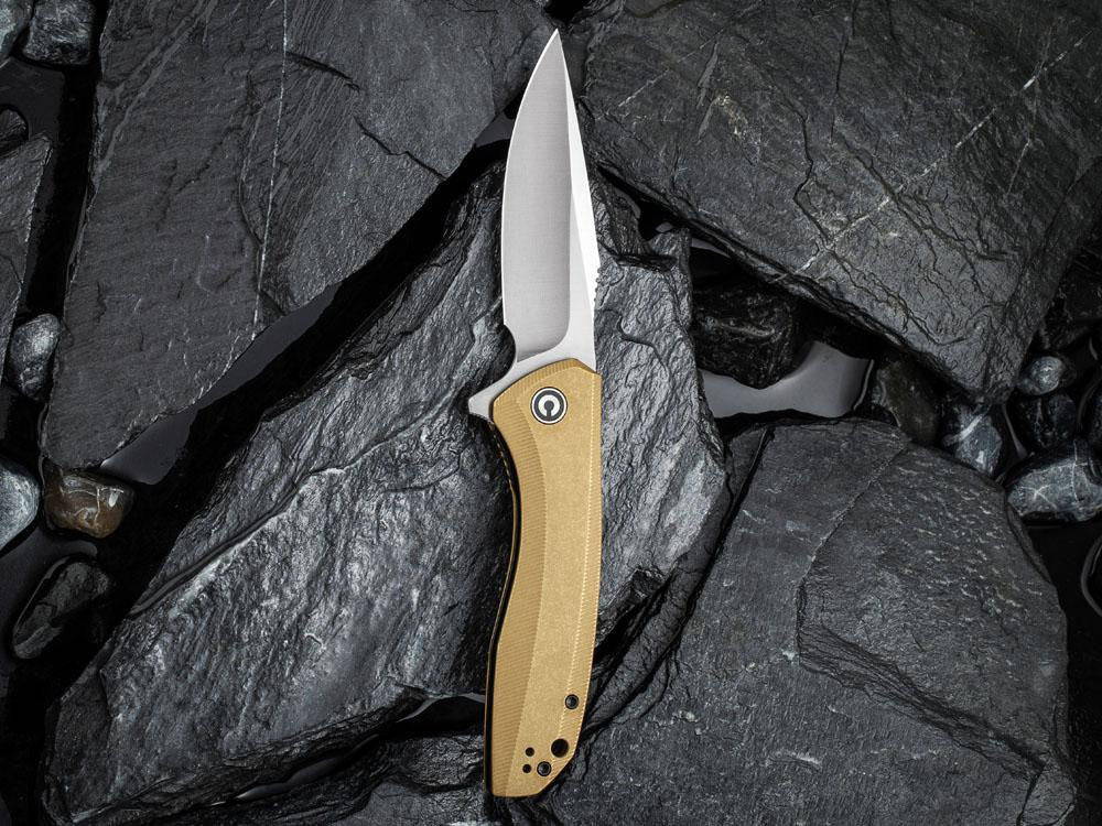 ** HERE NOW ** CIVIVI - C801 BAKLASH --- ** NEW BRASS & CARBON FIBER MODELS ** - True Talon