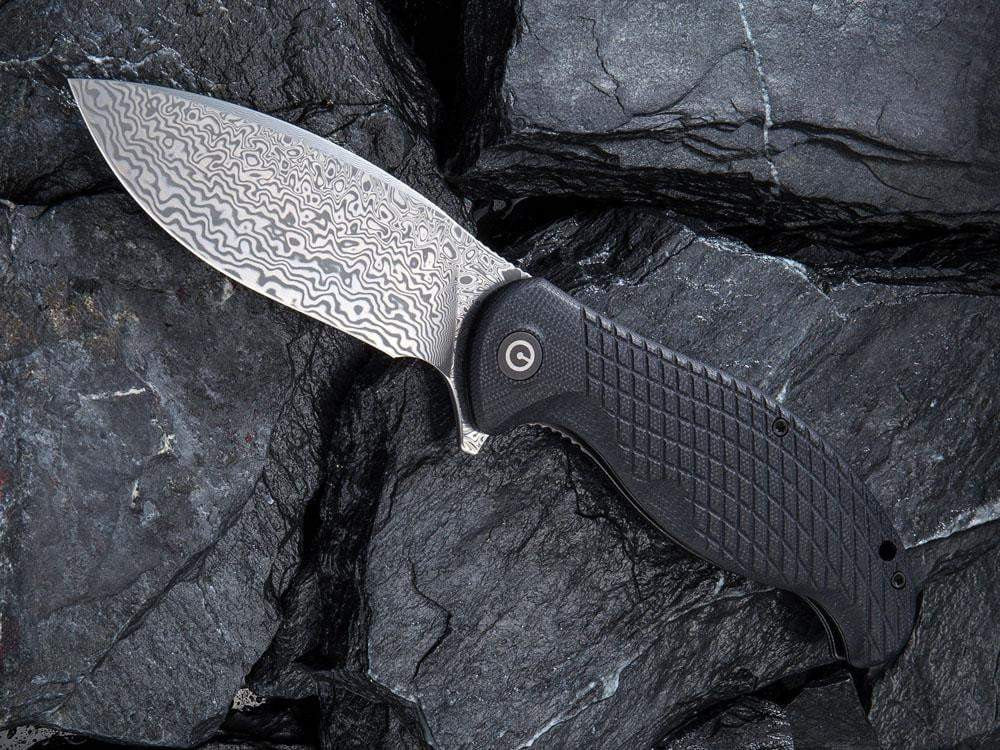 CIVIVI - C802DS NAJA - DAMASCUS BLADE - G10 HANDLE - True Talon