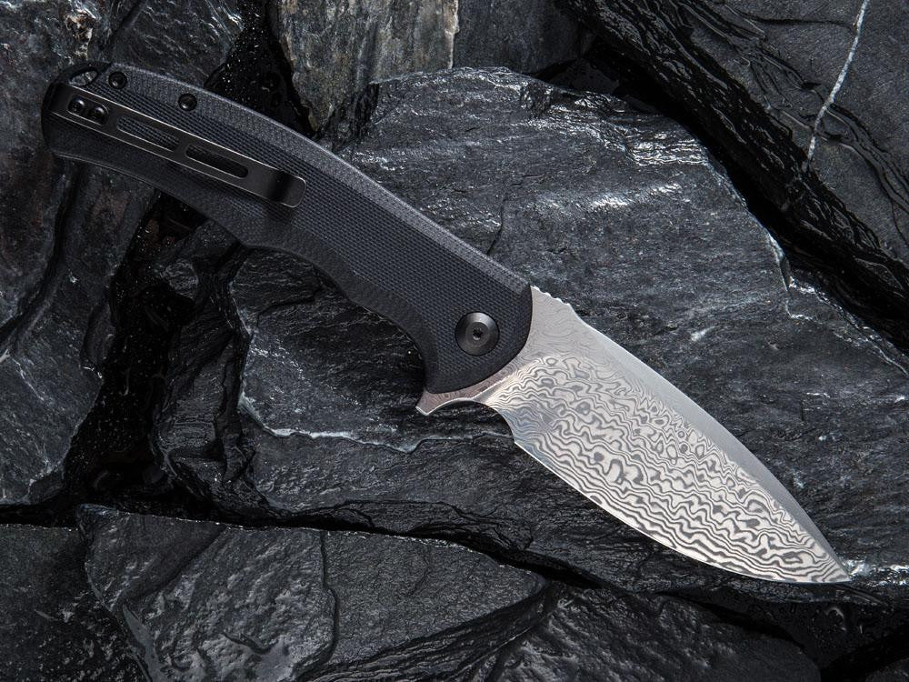 CIVIVI - C803DS PRAXIS - DAMASCUS BLADE - G10 HANDLE - True Talon