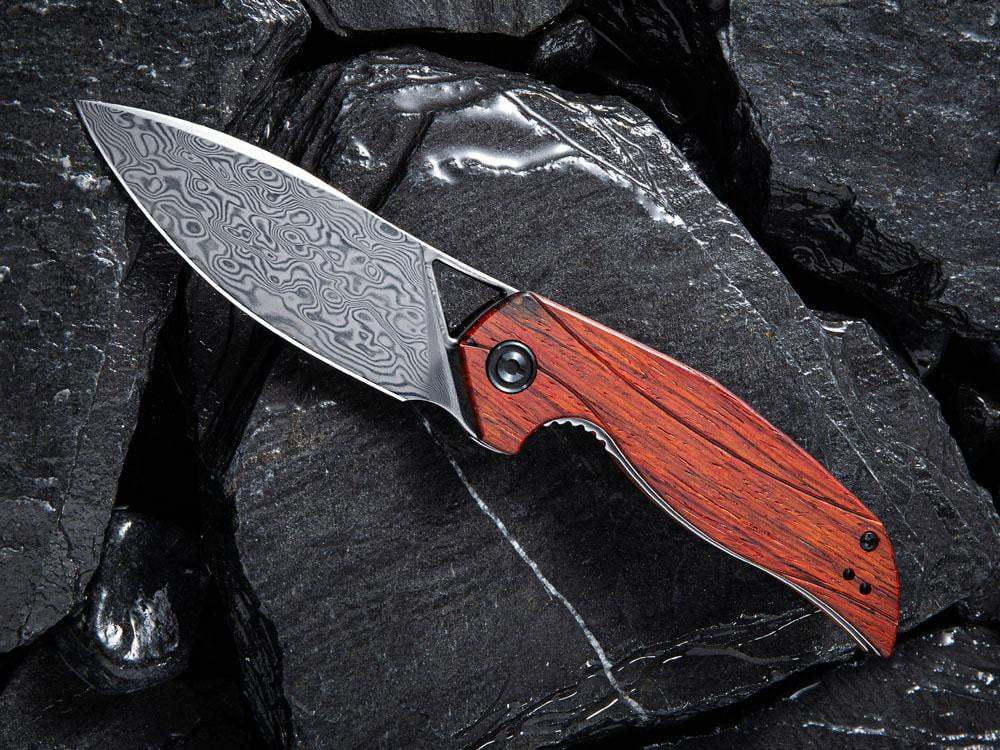 CIVIVI - C903DS-2 - ANTHROPOS - DAMASCUS BLADE - Cocobolo Wood Handle - True Talon