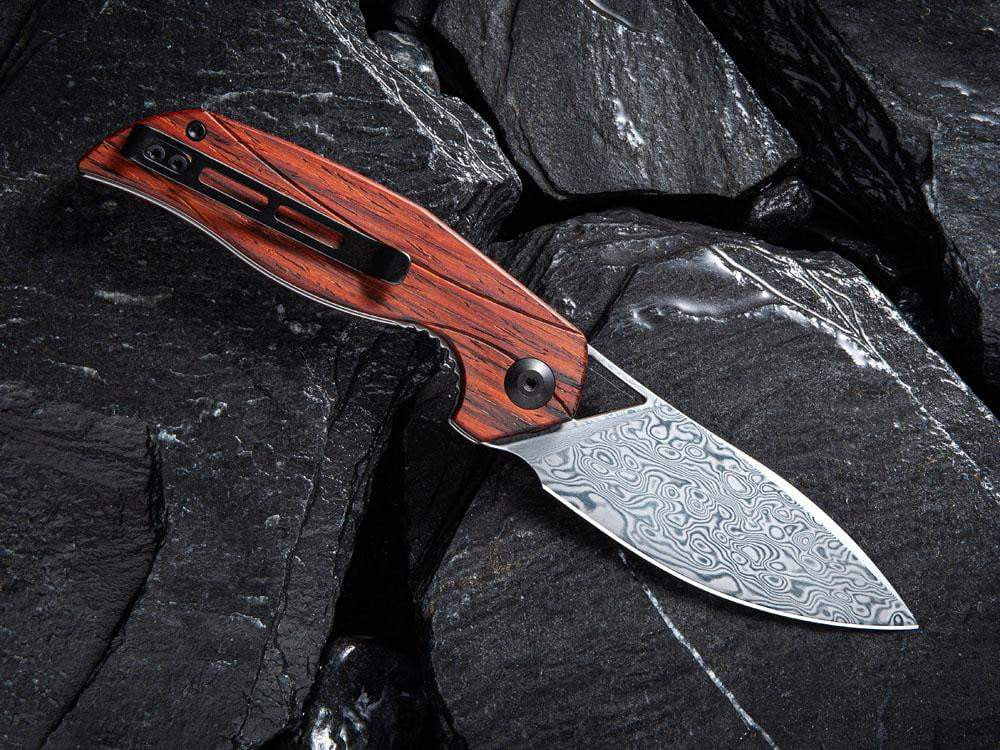 CIVIVI - C903DS-2 - ANTHROPOS - DAMASCUS BLADE - Cocobolo Wood Handle - True Talon