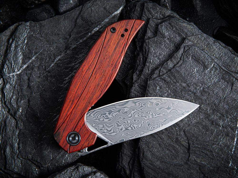 CIVIVI - C903DS-2 - ANTHROPOS - DAMASCUS BLADE - Cocobolo Wood Handle - True Talon