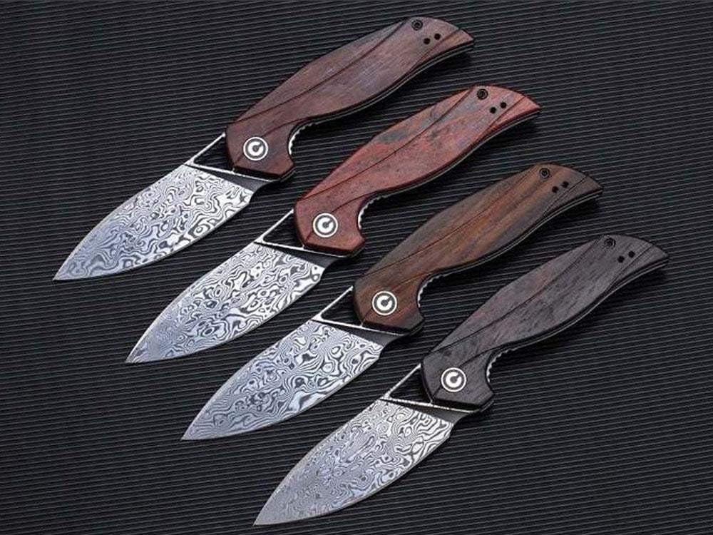 CIVIVI - C903DS-2 - ANTHROPOS - DAMASCUS BLADE - Cocobolo Wood Handle - True Talon