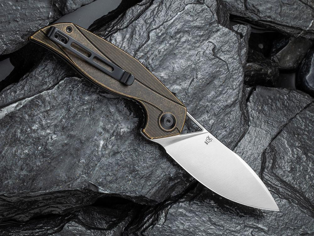 ** HERE NOW ** CIVIVI - C903 ANTHROPOS - ** NEW BRASS MODEL WITH 154CM BLADE ** - True Talon