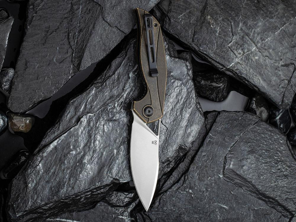** HERE NOW ** CIVIVI - C903 ANTHROPOS - ** NEW BRASS MODEL WITH 154CM BLADE ** - True Talon