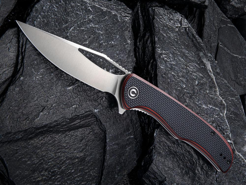 CIVIVI - C912 - SHREDDER - Black G10 or Black over Red or Blue Handles - True Talon
