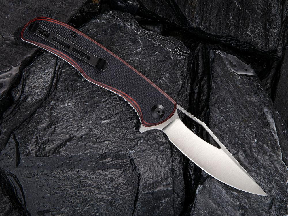 CIVIVI - C912 - SHREDDER - Black G10 or Black over Red or Blue Handles - True Talon