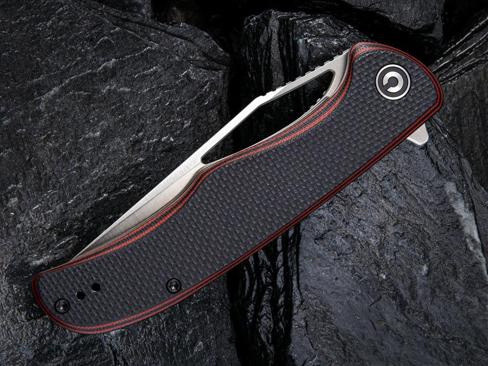 CIVIVI - C912 - SHREDDER - Black G10 or Black over Red or Blue Handles - True Talon