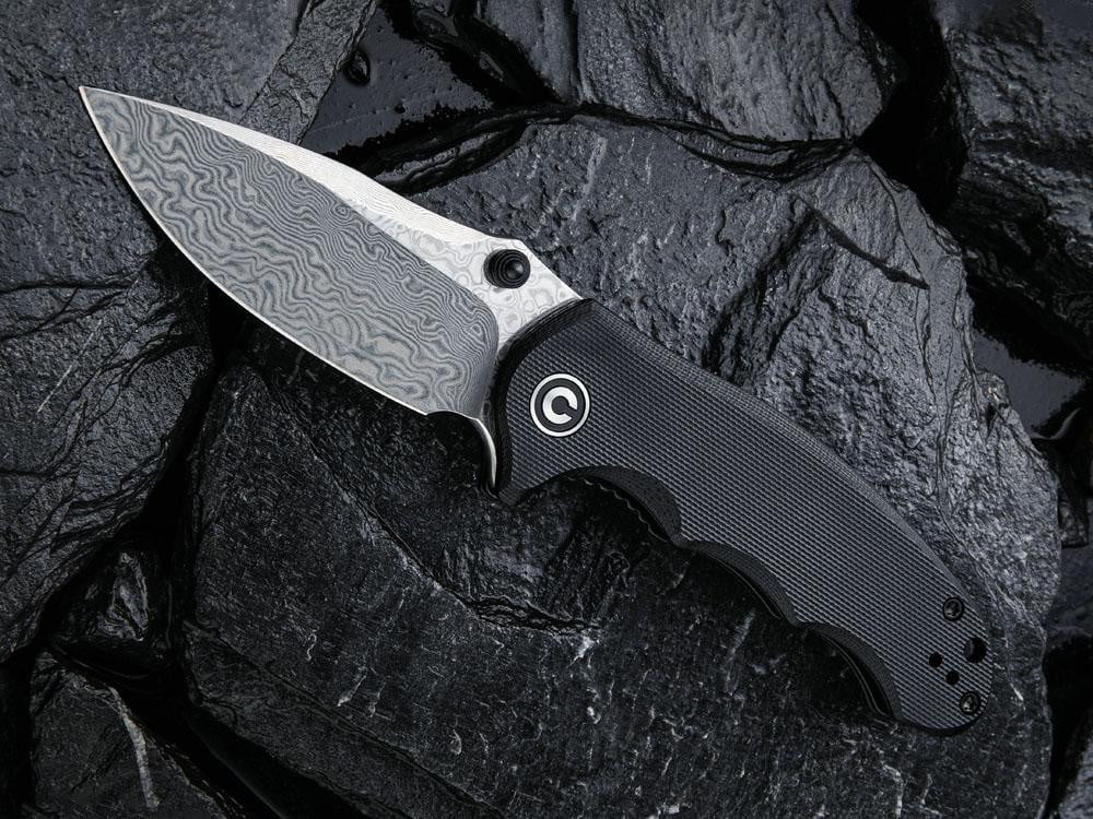 ** HERE NOW ** CIVIVI - C913DS-1 Hooligan - DAMASCUS BLADE - G10 handle - True Talon