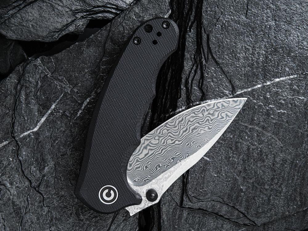 ** HERE NOW ** CIVIVI - C913DS-1 Hooligan - DAMASCUS BLADE - G10 handle - True Talon