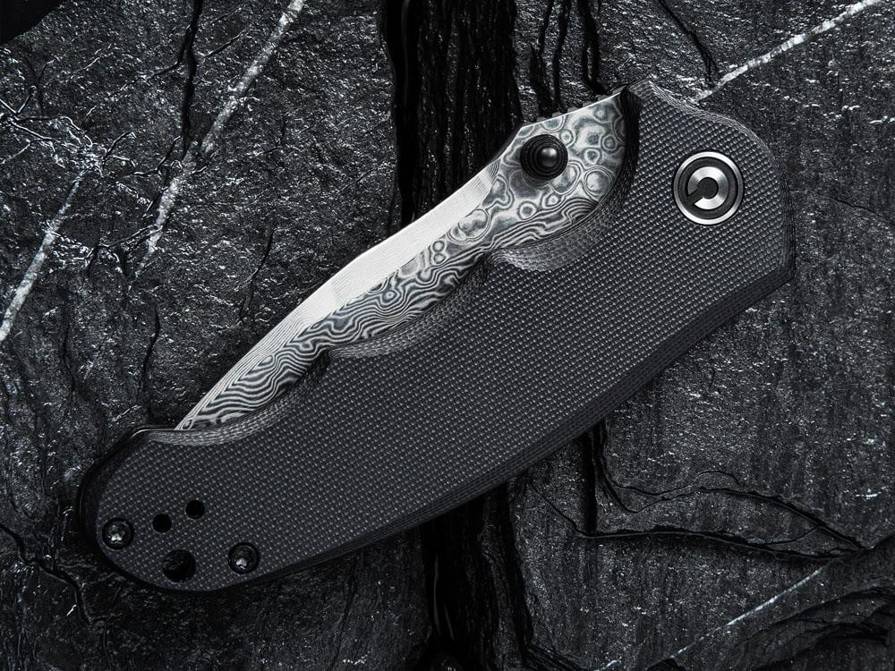 ** HERE NOW ** CIVIVI - C913DS-1 Hooligan - DAMASCUS BLADE - G10 handle - True Talon