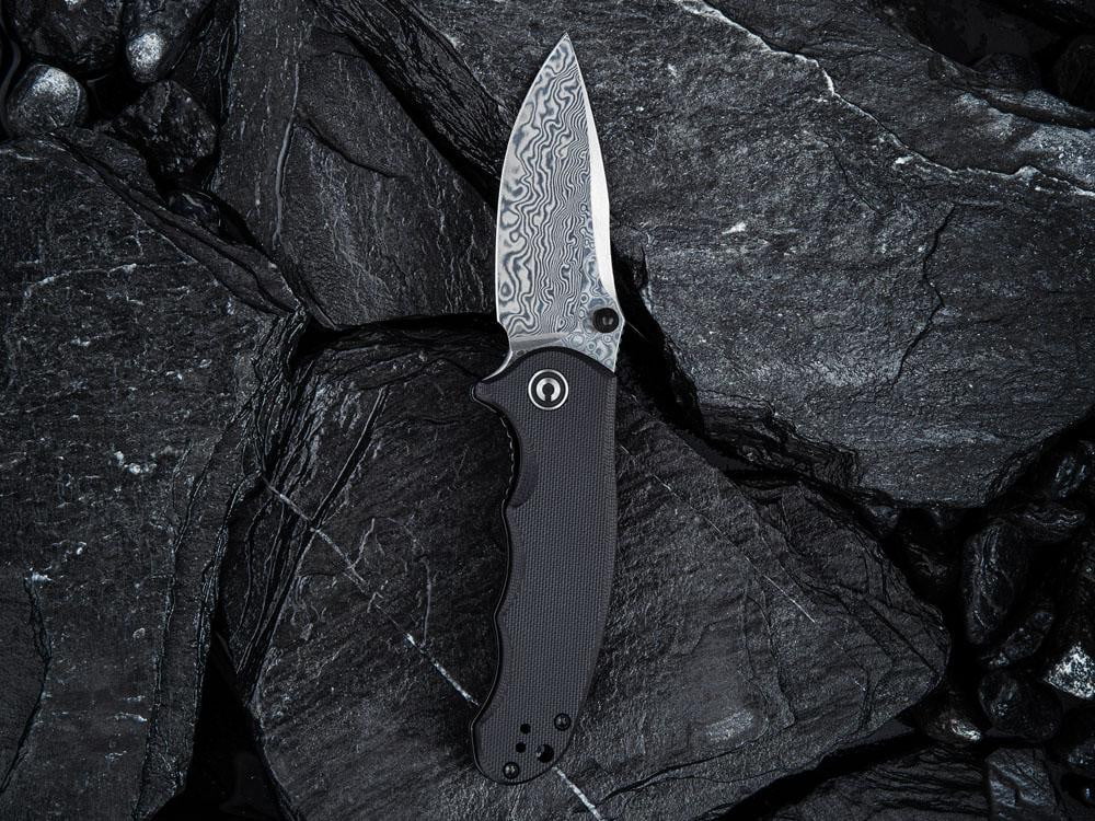 ** HERE NOW ** CIVIVI - C913DS-1 Hooligan - DAMASCUS BLADE - G10 handle - True Talon