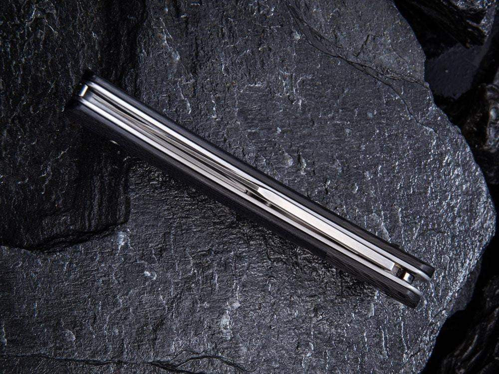 # ** HERE NOW - NEW MICARTA MODEL ** CIVIVI - C914 Rustic Gent - Lock Back - G10 or Micarta Handles & Carbon Fiber Bolsters - True Talon