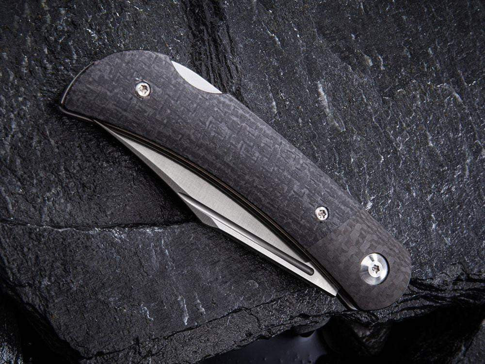 # ** HERE NOW - NEW MICARTA MODEL ** CIVIVI - C914 Rustic Gent - Lock Back - G10 or Micarta Handles & Carbon Fiber Bolsters - True Talon