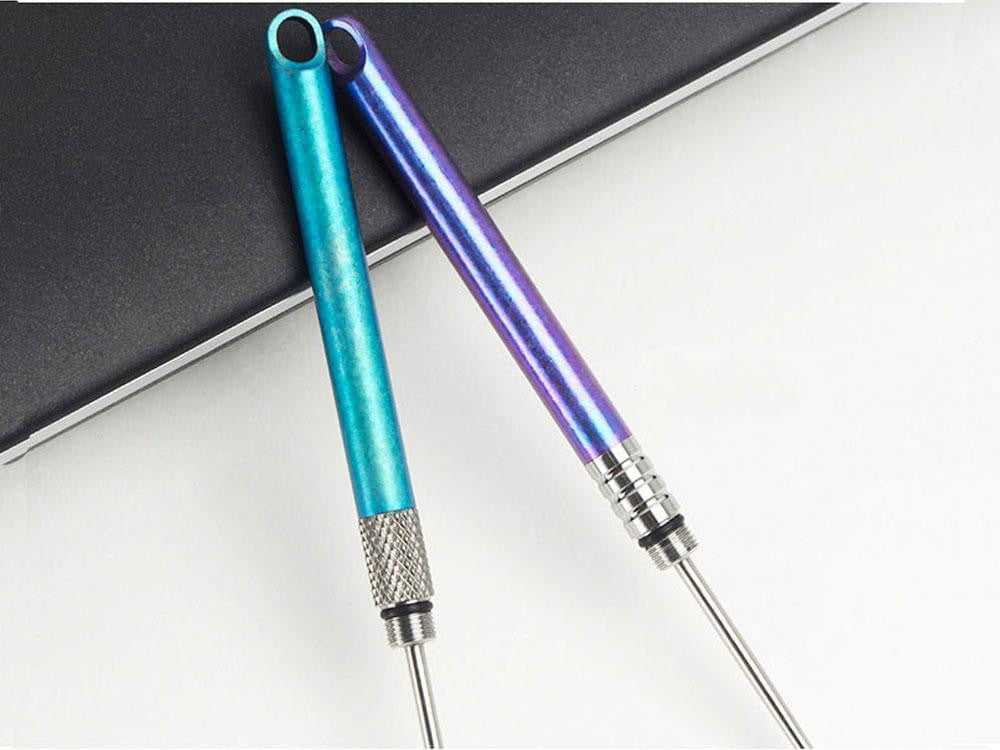 ** NOW HERE ** Colored EDC Titanium Toothpicks - Blue - Green - Purple - Hot Pink - True Talon