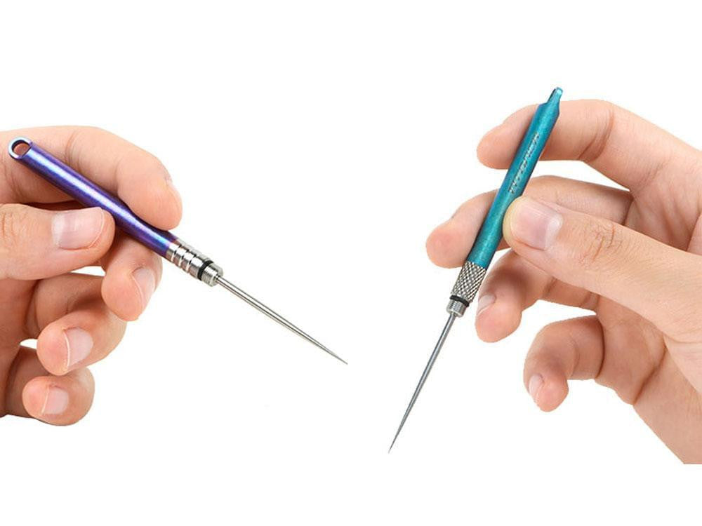 ** NOW HERE ** Colored EDC Titanium Toothpicks - Blue - Green - Purple - Hot Pink - True Talon