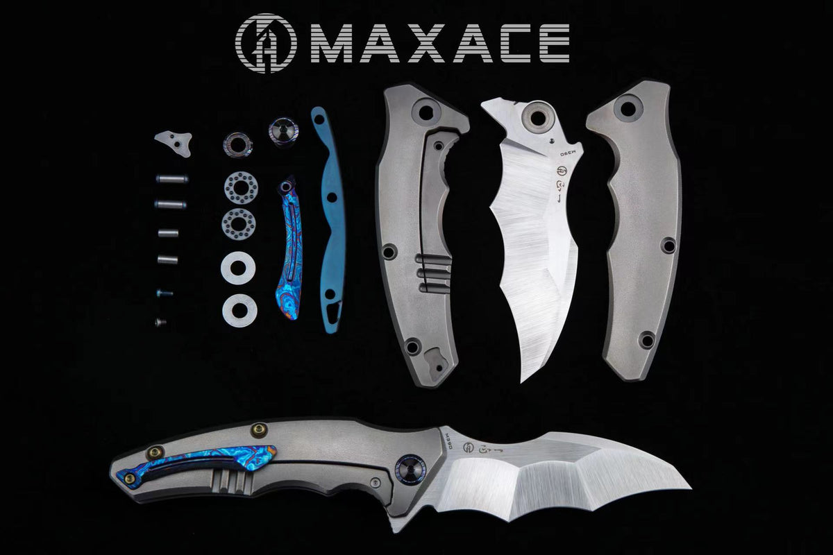 MAXACE - DRAGON - M390 BLADE - MULTI ROW BEARINGS - ZHENGYI MASTER DESIGN