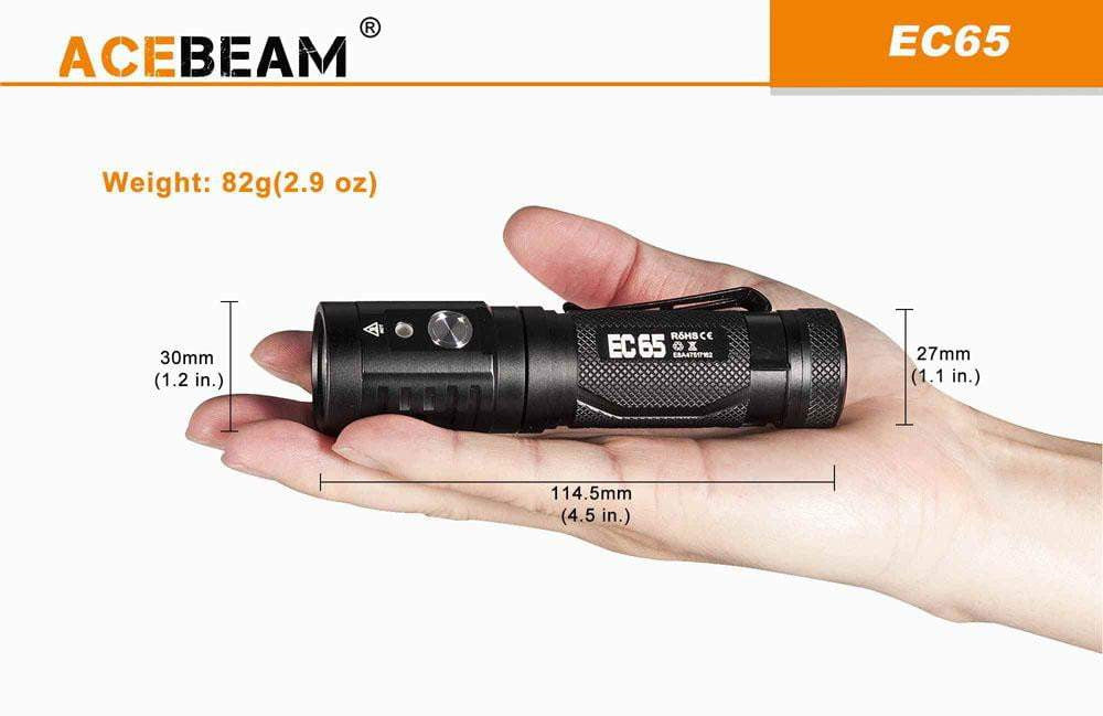 Acebeam EC65 - An Amazing 4000 Lumens EDC Flashlight - True Talon