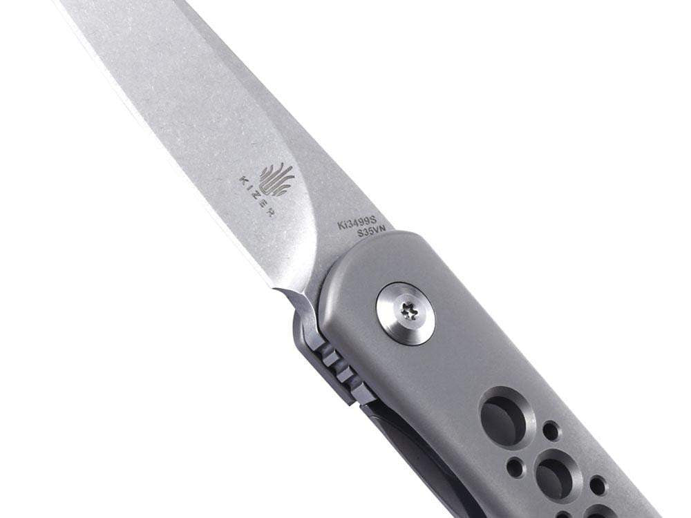 Kizer Ki3499s - Feist 2 - S35VN Blade - Titanium handle - True Talon